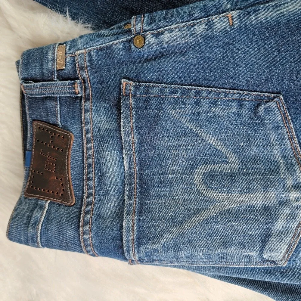 Citizens‎ Humanity Evans Jeans Mens Dark Wash Blue Straight Denim Fits 32x33